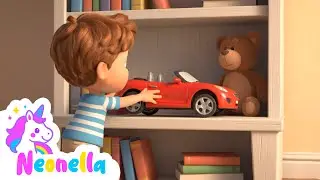Tidy Up Song (Before Bed) | Bedtime Cleanup Fun for Kids | @NeonellaKids 🎵✨