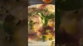 The Secret Elegance of Swordfish Carpaccio #swordfish #carpaccio #seafood #fresh #luxury