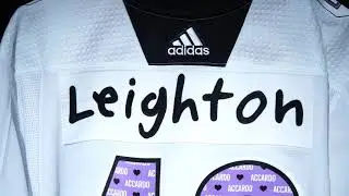 The Making of the Arizona Coyotes Leighton Legacy Warm-Up Jersey