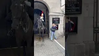 When Funny Faces Cross the Line! King&rsquo;s Guard Had Enough! 😂👑🇬🇧 #Shorts