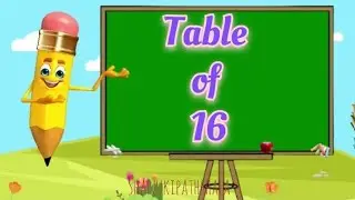 Table of 16 | 16 ka phada | multiplication table of 16| 16 ka table | tables |table of sixteen | 