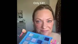 PRIMARK PALETTE IN BLUE &pound;4 #primark #50 #makeup #eyes #blue