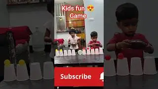 Brother Sister Fun Game ❤️ Kids Fun Indoor Games 😁 Kids Funny Games #viral #trending #shorts #kids