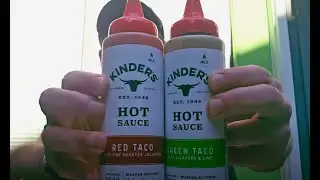 Kinder's Green and Red Taco Sauces 
