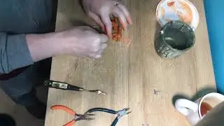 Making a little clay frog soap dish