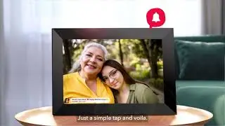 Frameo 10.1 Inch WiFi Digital Picture Frame，1280 * 800IPS HD Cloud Sma