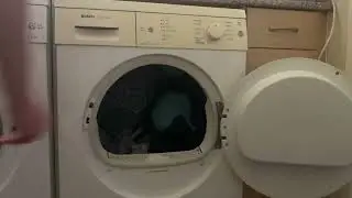 Bosch WTE84107Gb/01 condenser tumble dryer review and demonstration