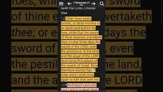 Reading 1Chronicles Chapters 19thru 22, Read the Bible Daily, Bible in a Year, 3 Chapters a Day
