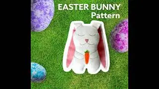 Easter bunny sewing pattern for beginners