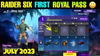 Raider Six Game first Royal pass full review 🙂| Raider six July 2023 royal pass 😀| Raider six 😱