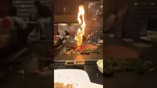 Hibachi fire
