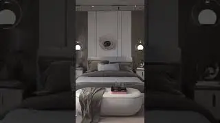 Simple master room design corona render