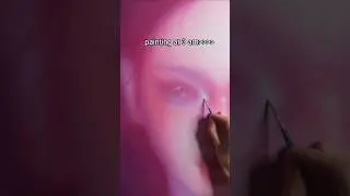 Latw night painting session #art #artist #painting #artshorts