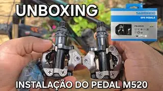 UNBOXING E INSTALA&Ccedil;&Atilde;O DO PEDAL M520 DA SHIMANO 