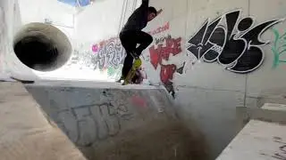 baldy pipe Ollie over gap