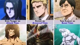 All Characters who are Titans in Attack on Titan 🤯