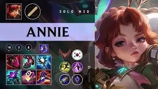 Annie Mid vs Syndra - KR Grandmaster Patch 26.02