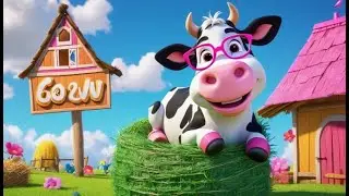 Die Kuh, die eine Sonnenbrille trug | Deutsche Kinderlied | Lustiges Tierlied f&uuml;r Kinder