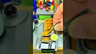 Mini Food Dish 🍕🌭#short #miniature #minifood #miniatureart #cooking #minikitchen