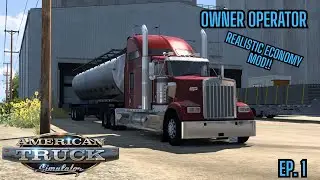 Starting A Trucking Company From Scratch | Realistic Economy Ep 1 | American Truck Simulator
