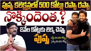 పుష్ప 500కోట్లు || Dasari Vignan About IT Raids On Pushpa 2 Producers || Allu Arjun || Sukumar || TR