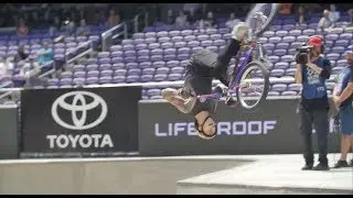X GAMES 2017 - LOGAN MARTIN'S SILVER MEDAL WINNING BMX PARK RUN