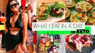 WHAT I EAT IN A DAY ON KETO! | Getting over depression/binge funks & going back on track!