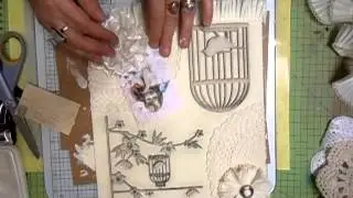 Винтажный холст &laquo;Птичья клетка&raquo;, часть 1 &mdash; jennings644