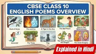 Class 10 English Poems One Shot | Summary, Poetic Devices & Imp Questions | Board Exam 2026 #cbse