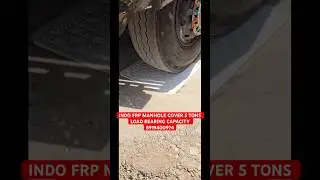 Indo FRP Manhole Cover 5Tons Load Bearing Capacity | FRP Manhole Covers Near me | Indo FRP #ytshort