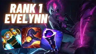 RANK 1 EVELYNN JUNGLE GAMEPLAY! CHALLENGER EVELYNN JUNGLE GAMEPLAY   Patch 13.6 S13