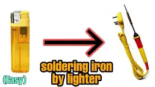 How to Make Soldering Iron by Lighter || Soldering Iron  || InventiousCrafts  *Read Description *