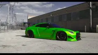 This Matte Lime Rocket Bunny V2 GTR is INSANE @kreatewithkvnvas