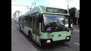 Троллейбус Минска БКМ-321 , борт.№ 5534 (29.08.2017)