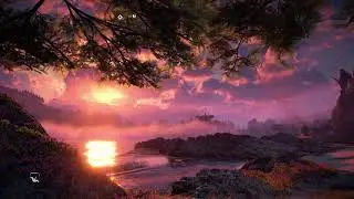 Bay Area Beach at Sunrise - Horizon Forbidden West - 10 Hours