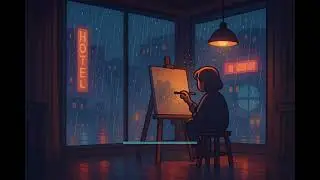 Neon Loft Lo-fi ✨ | Study & Create in a Rainy City Night