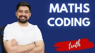 Maths and Coding | Coding me kitni maths lagti
