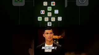 Ronaldo picks his Dream Team 🔥 #efootball #efootball2025 #dreamteam #football #cr7 #shorts #viral
