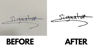 How to Convert a Signature to a Digital Signature using photoshop
