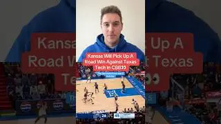 KU is going to beat Texas Tech on the road in CBB #fypシ #cbb #basketball #kansas #ku #texastech