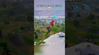 INVISIBLE GLIDER GLITCH in Fortnite Season 4😳 (Chapter 6) #fortnite #foryou #shortsfeed #fy