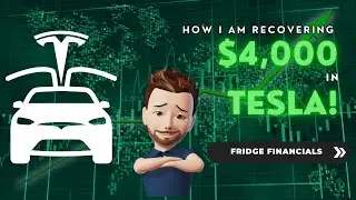 HOW I AM RECOVERING $4,000 IN TESLA! - Selling Call Options - Fridge Financials