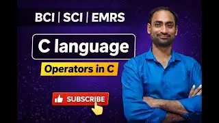 C Language 1.5 Operator in C Language| Basic Computer Instructor | Senior | Course | EMRS