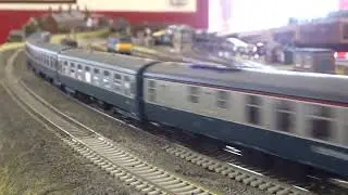 B.M.Rly.S: DAPOL/LOCOMOTIONMODELS, Class 52 BR Blue No.D1023, was running on OO Gauge Layout. (V2)