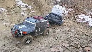 Absima Khamba FJ transported glasses with a trailer, part 2. 🔔😊🙋&zwj;♂️
