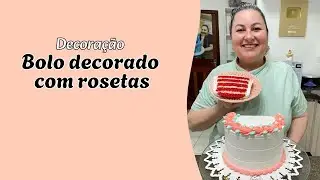 DECORAÇÃO COM ROSETAS FÁCIL DE FAZER