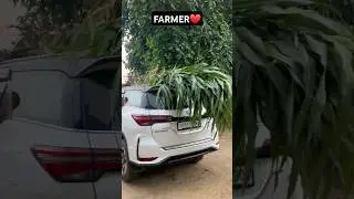 Desi Farmer With Fortuner Legender❤❤ New Fortuner Legender Farming Status #farmer #farming #viral