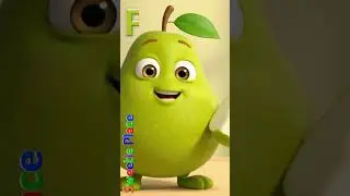 Fruit Discovery Vocabulary Flashcards: Learn Fruits Names & Colors for Toddlers!
