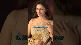 😍Top 10 Richest Bollywood Actresses in India 🇮🇳 #bollywood #actress