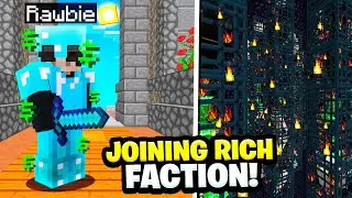 JOINING A *RICH* FACTION ON RESET! *FTOP 1* | Minecraft Factions | TheArchon Amber